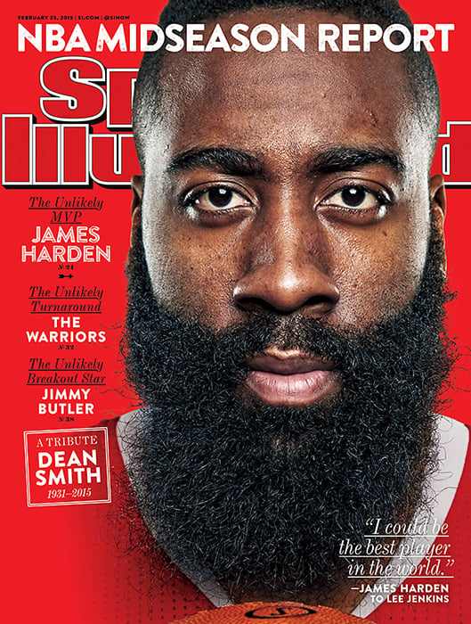 James Harden Sports Illustrated cover photo by Robert Seale.