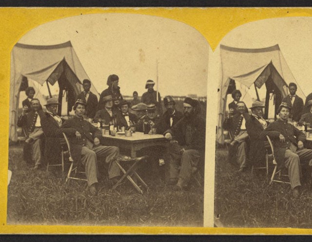 Union soldiers at Fort Monroe, Virginia, 1861  [#]