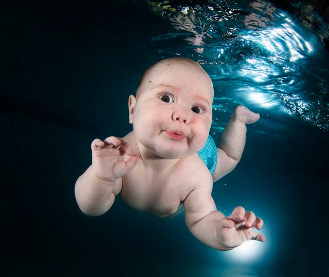 Underwater Portraits Of Babies In A Swimming Pool Petapixel