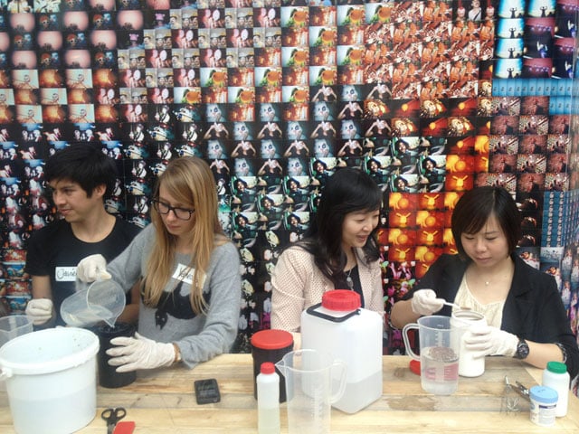Team Lomography at Photokina getting high on caffeine flavored dev.