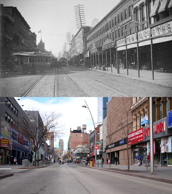 Just west of the Fulton Street and Flatbush Avenue intersection