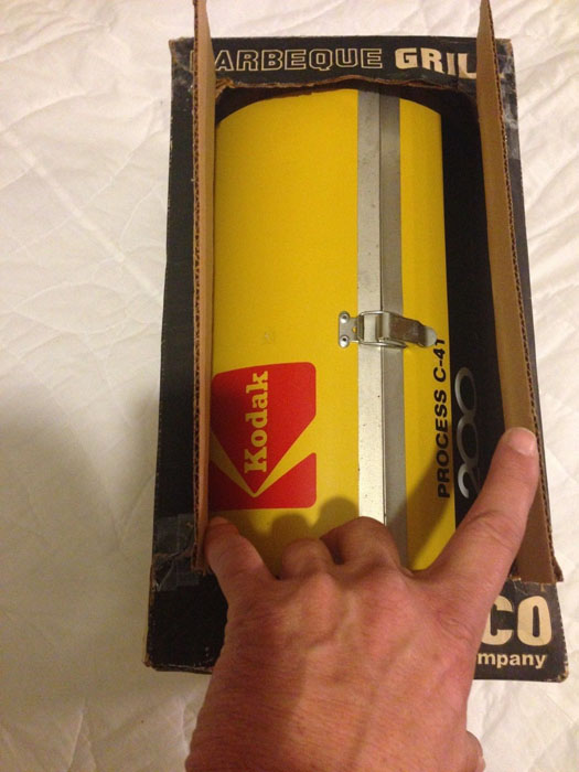 This Vintage BBQ Grill Was Made to Look Like a Roll of Kodak Camera ...