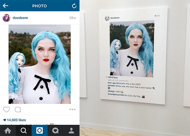 Richard Prince Selling Other People S Instagram Shots Without Permission For 100k Petapixel