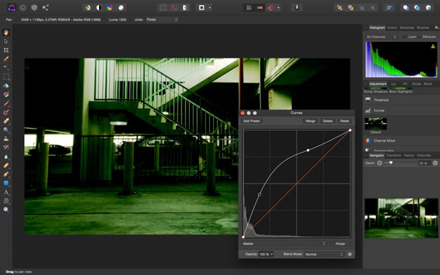 photoshop actions in affinity photo