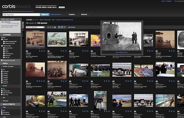 Corbis Images content to be distributed by Getty: Digital Photography Review