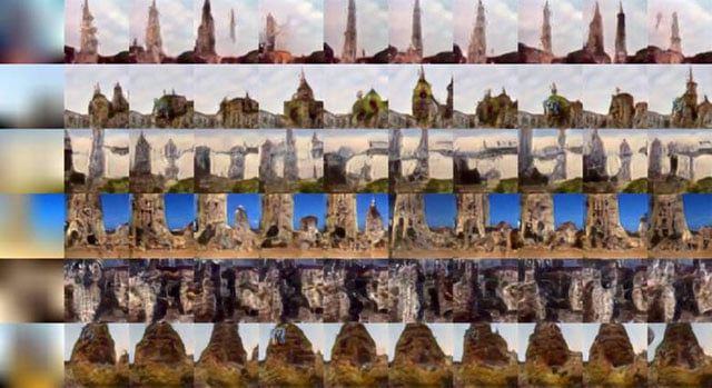Image samples created by Facebook's deep learning system.