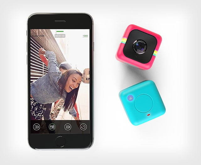 The Polaroid Cube+, announced in June 2015.