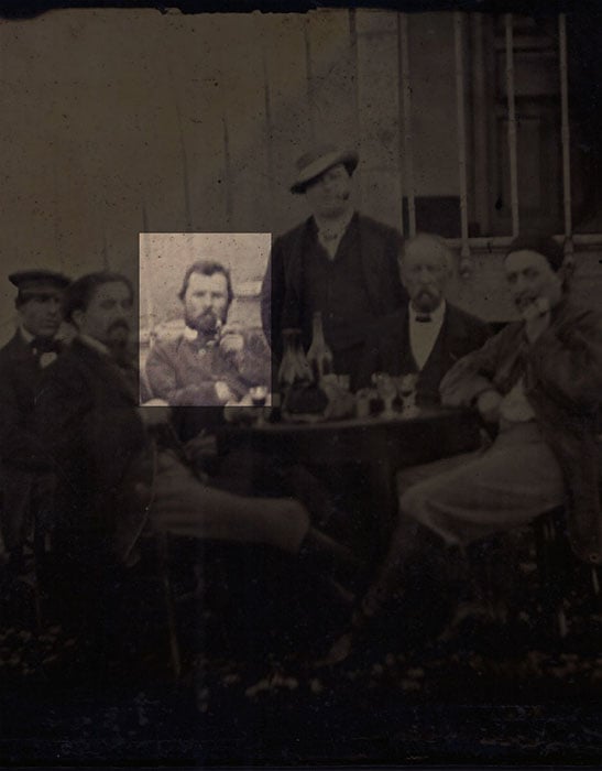 This may be the only known photo of Van Gogh as an adult artist.