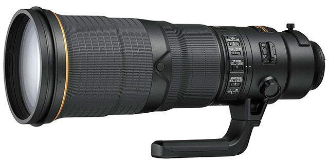 The new Nikon 500mm f/4 lens.