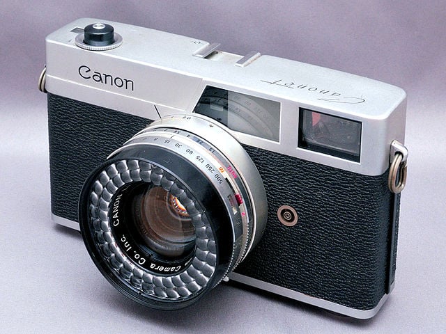 純正公式 美品 Canon Rangefinder GIII QL19 Canonet フィルムカメラ