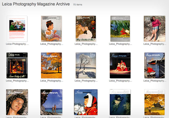 An Online Archive of Leica Photography Magazines Dating Back to 1949