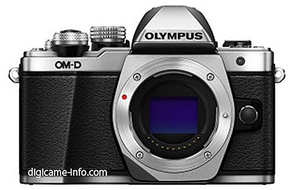 Front view of the Olympus OM-D E-M10 Mark II