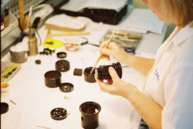 Assembling a New Petzval 85 Black Edition Lens.