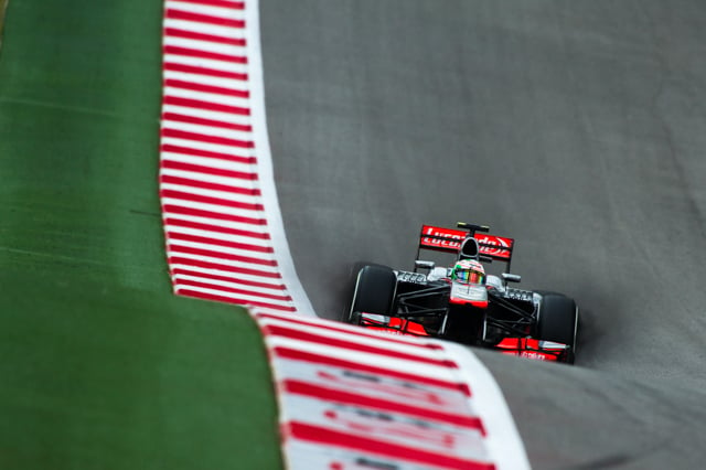 November 15- 17, 2013. Austin, Texas. United States Grand Prix 2013: Sergio Perez, Vodafone McLaren Mercedes