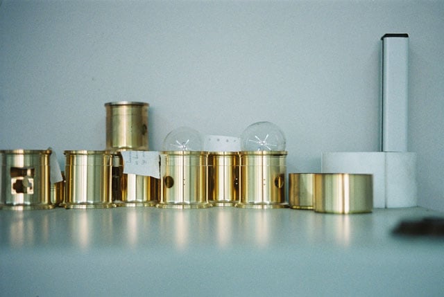 New Petzval 85 Lens Barrels waiting for testing and fine adjustments on the technical process.