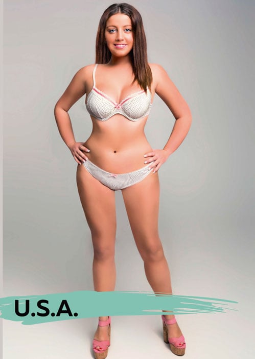 How Designers In Different Countries Photoshopped This Model After Being Told To Make Her