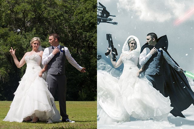 Video: Creating a Star Wars Wedding Photo with 12 Hours of Photoshop | PetaPixel