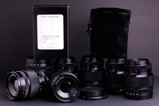 The first generation 120mm f/3.8 lenses.
