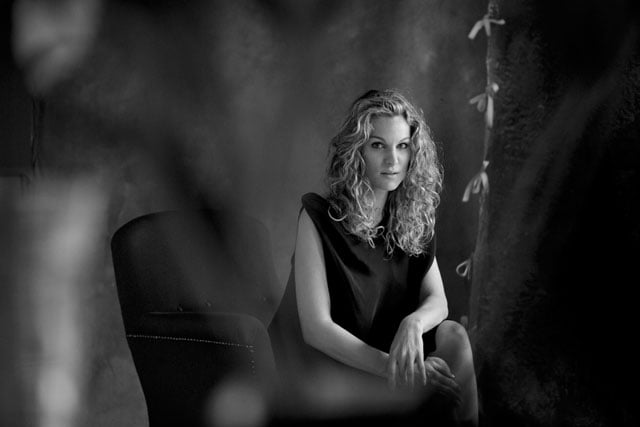 Christina Surer, Race Car Driver, TV Host and Model in the style of Peter Lindbergh