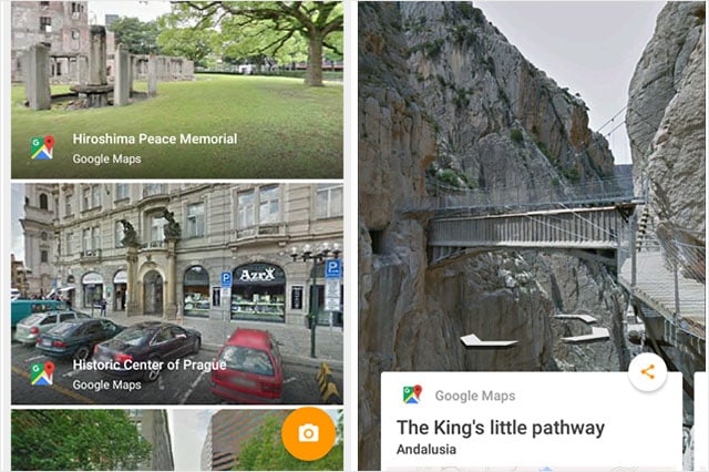 Google's new Street View app lets you add your own spherical photos