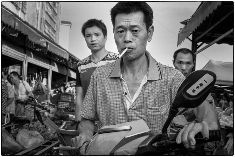 Crowded market – Qingxi, China