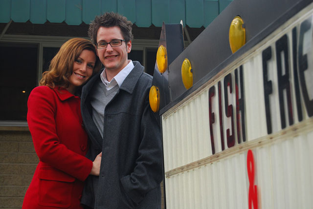 From Leeann Marie’s first engagement shoot in 2009: “Fish Fried!”