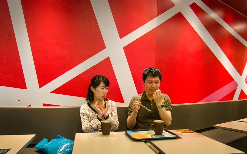 McDonald’s conversation – Shanghai, China