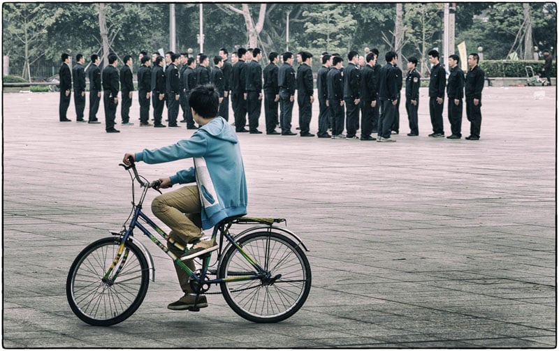 Watching the Riot Police