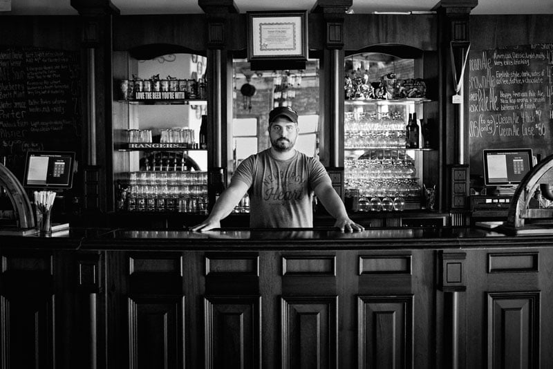 Chris Basso co-founded the Newburgh Brewing Company, along the Hudson River. Ben Moldenhauer/Photographers For Hope