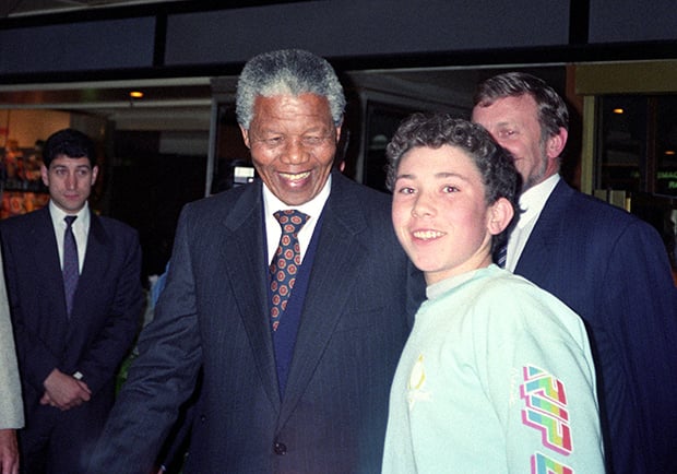 Nelson Mandela, 1990