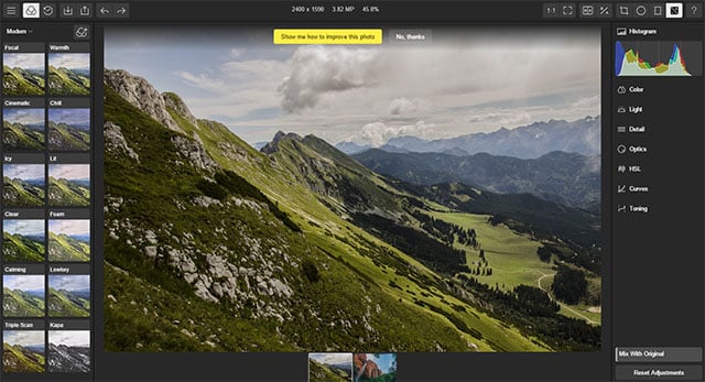 Polarr Pro Online Photo Editor