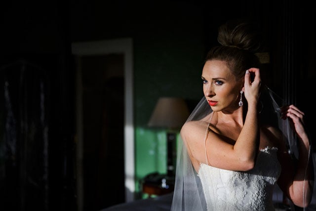 Using light to create better images at a wedding