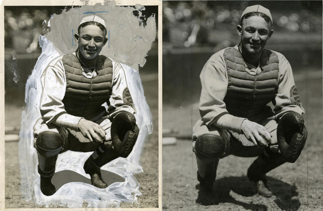 Gabby Hartnett. Photo by Charles M. Conlon/National Baseball Hall of Fame Library.