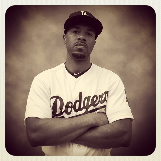 In the dugout at the All Star Game - Mangin Photography Archive