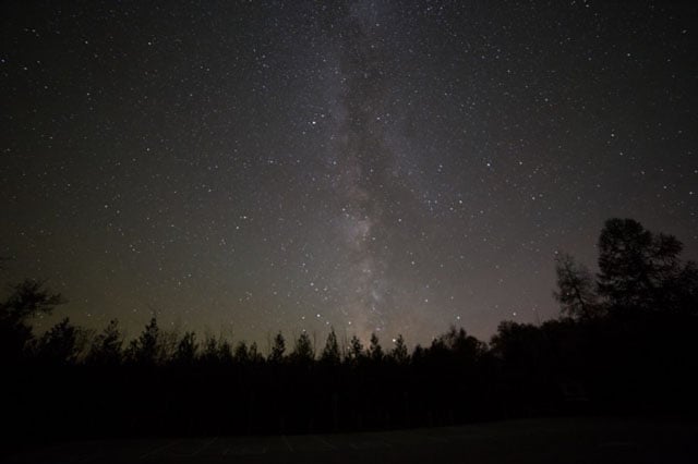 Here is what an unprocessed Milky Way image looks like right off the camera. So much detail waiting to be revealed.