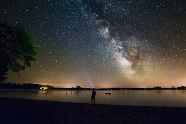 14mm, f/2.8, 30s, ISO3200 in a green zone