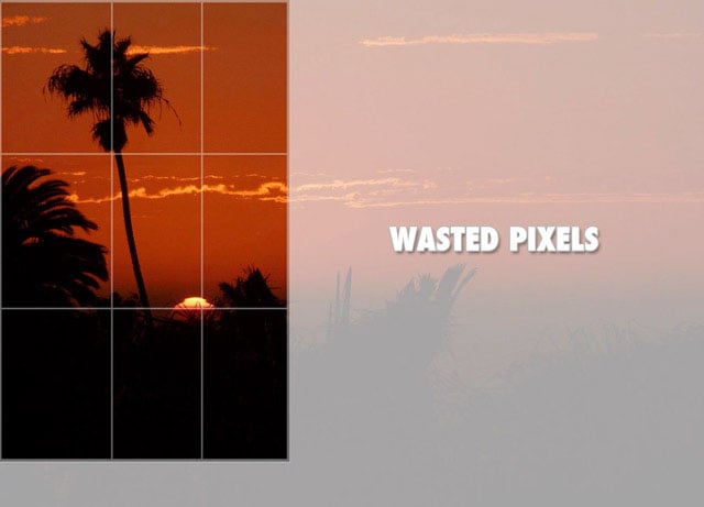 Try not to crop. Get it right in-camera to save precious pixels.