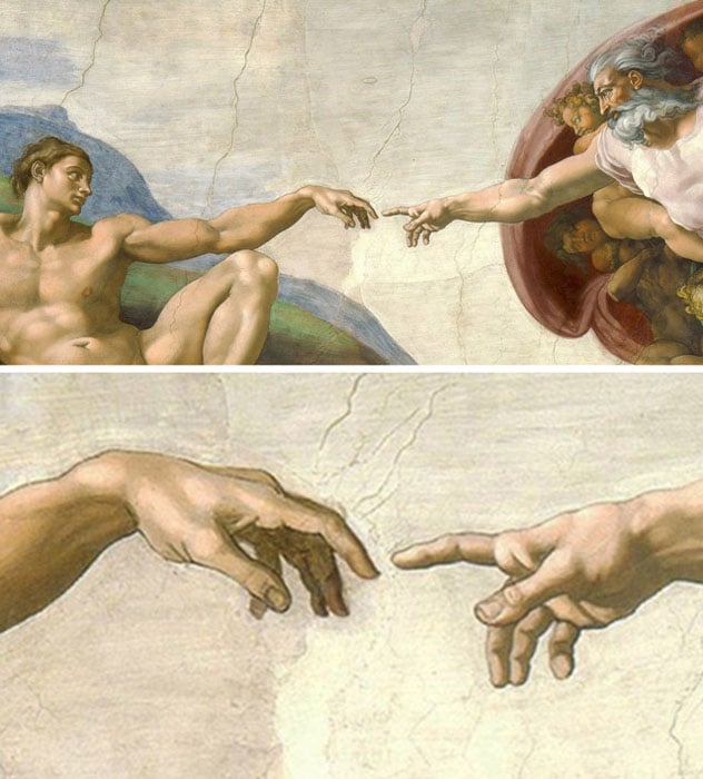 Painting by Michelangelo