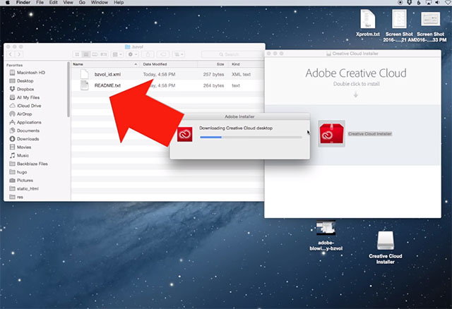 adobe creative cloud installer will not