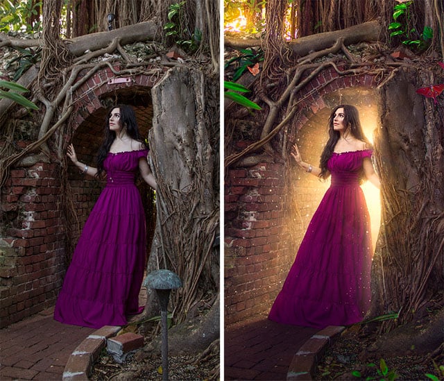 8 Steps to Adding Fantasy Lighting with Photoshop - 640 x 549 jpeg 107kB