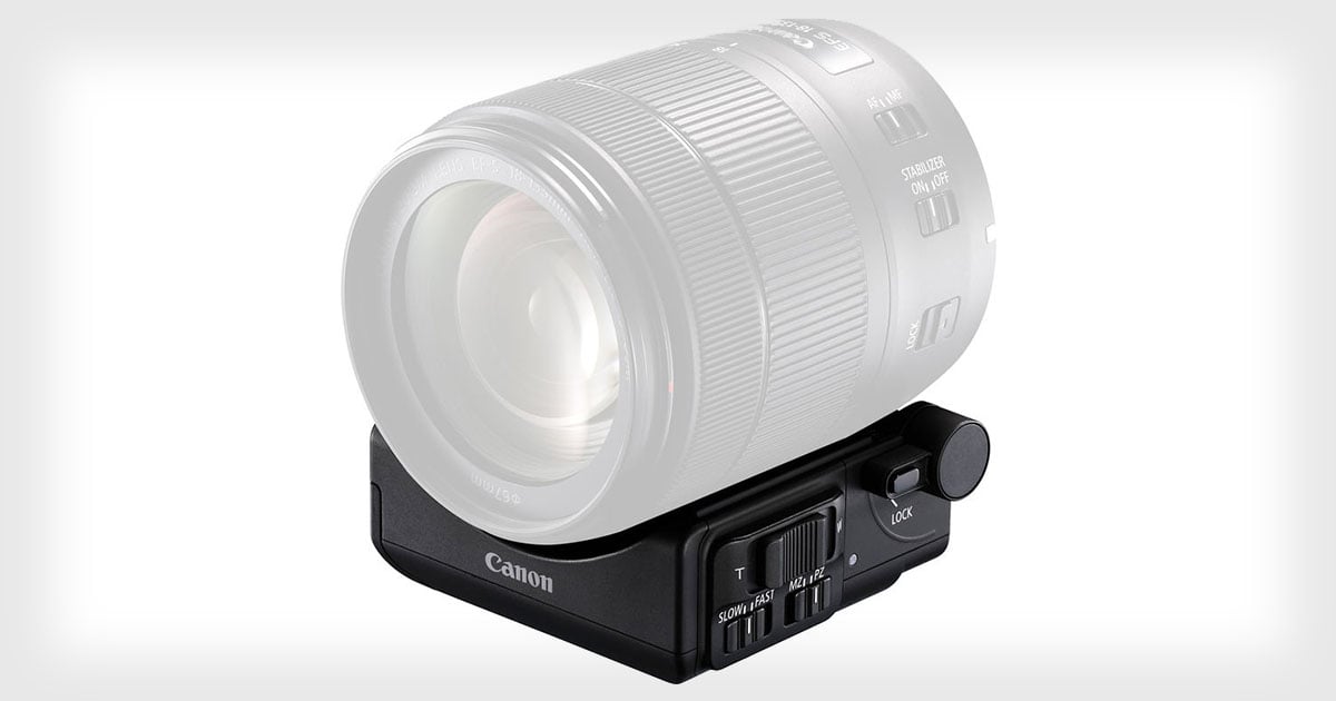 Canon Power Zoom Adapter PZ-E1 is the World's First Detachable