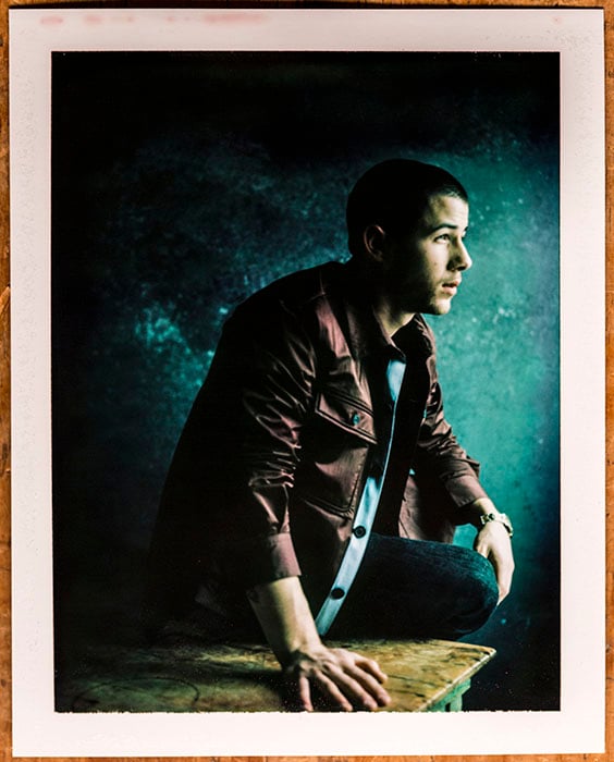 Nick Jonas, from the film, "Goat," photographed in the L.A. Times photo & video studio at the Sundance Film Festival, in Park City, Utah, on Jan. 23, 2016. (Jay L. Clendenin / Los Angeles Times)