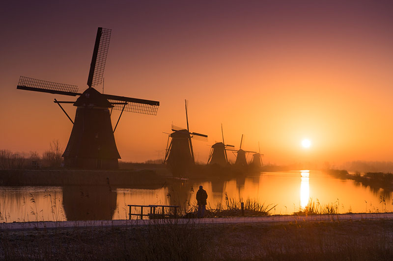 Dreamy Dutch Sunrise