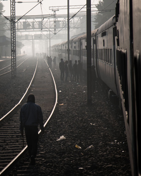 Morning light at Asansol Railway Station, West Bengal