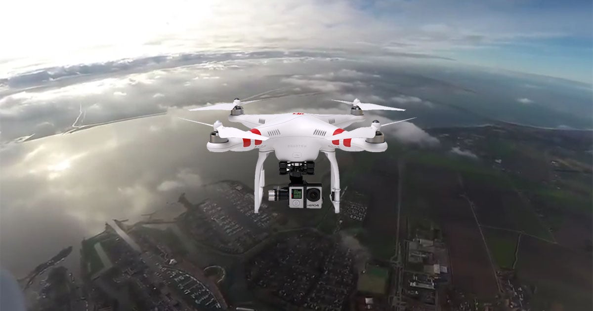 This 'Idiot' Flew a DJI Camera Drone to 11,000 Feet and Above Clouds |  PetaPixel