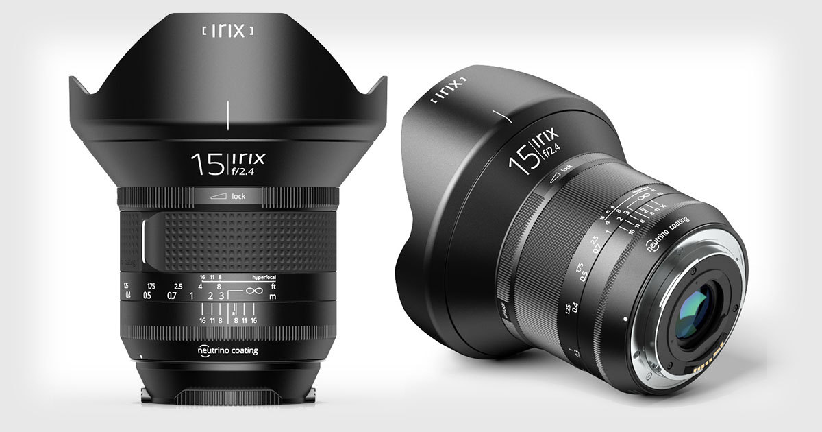Irix 15mm f/2.4 is an Ultra-Wide Lens for Canon, Nikon, and Pentax 