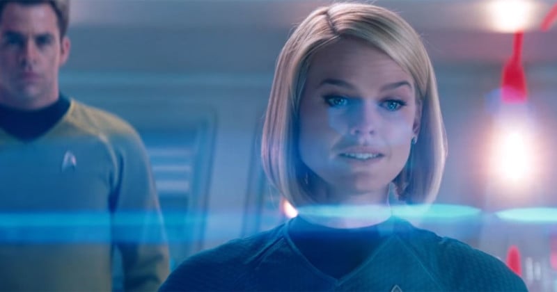 A still frame from J.J. Abrams' 2013 movie Star Trek Into Darkness.