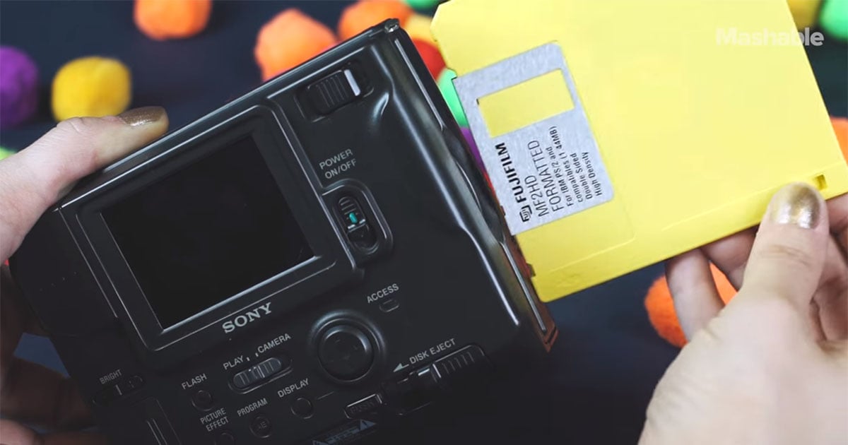 how to format a floppy disk for a sony mavica