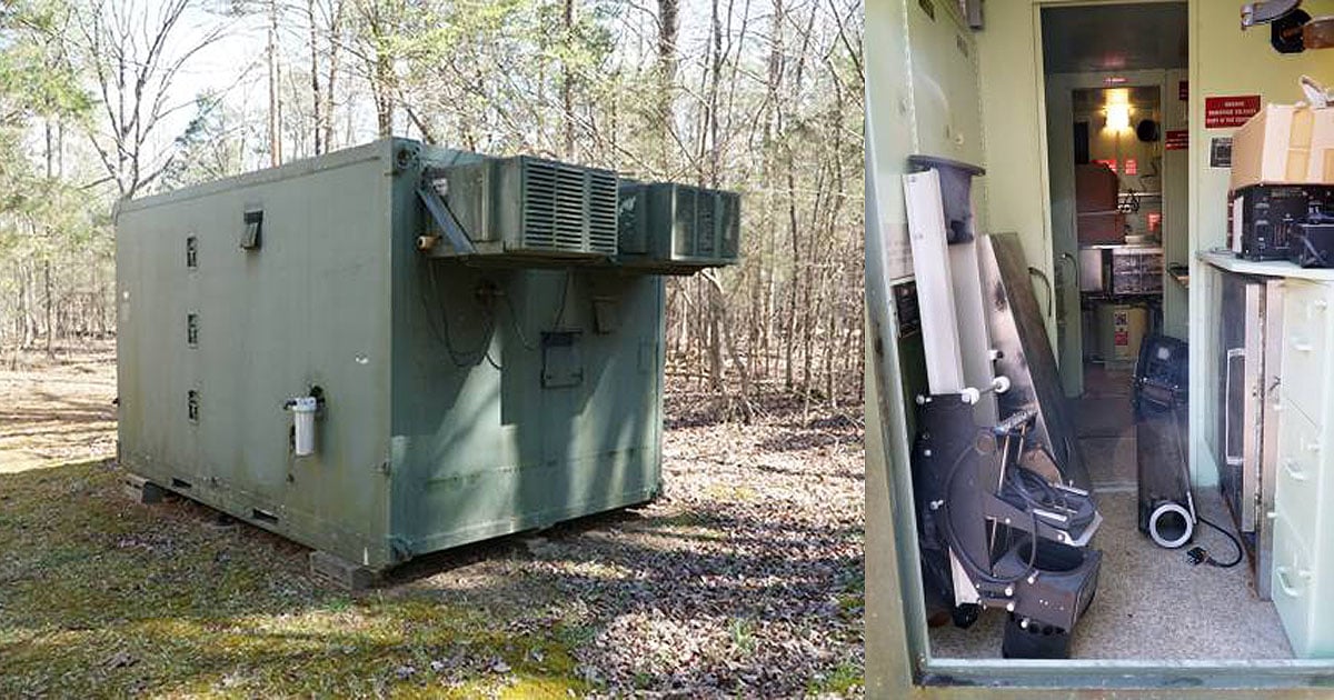 this us army portable darkroom is for sale for $2,500