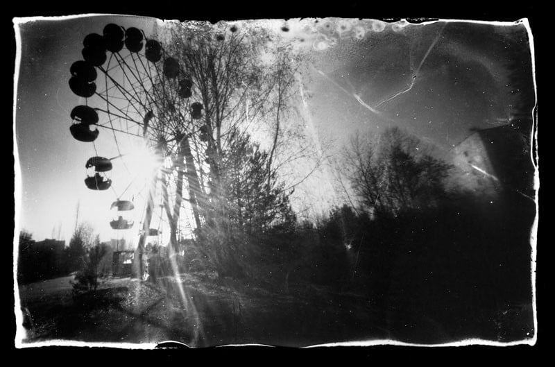 An amusement part in Pripyat.